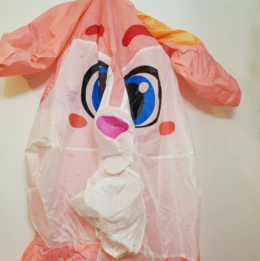 Inflatable Pink Bunny Costume for Kids - Cute Rabbit Outfit